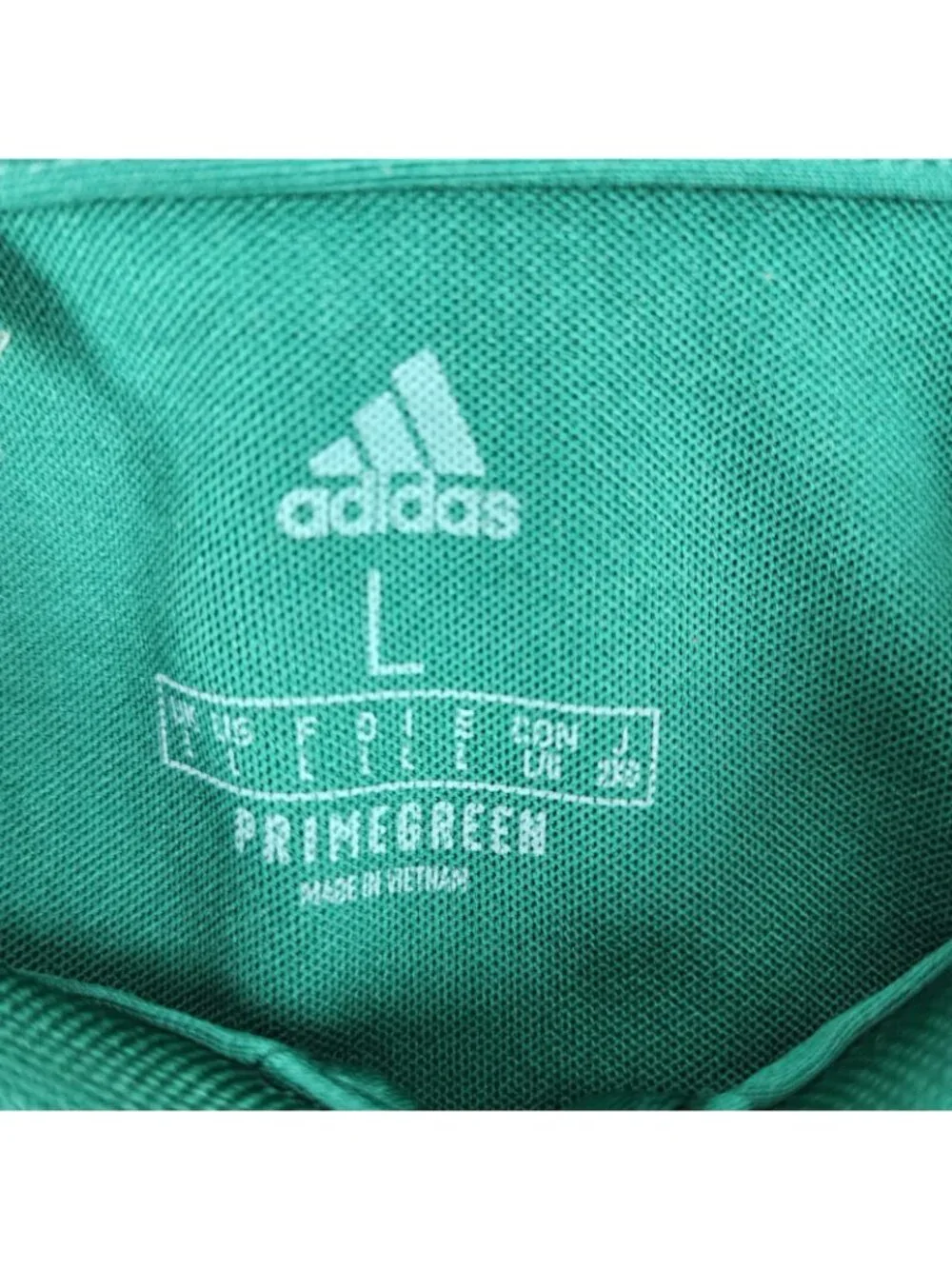 Adidas Shirt Mens Large Prime Green adiPerformance S/S Golf Polo NWT